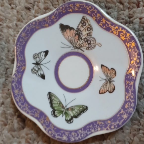 9 piece butterfly tea set - Picture 3 of 7